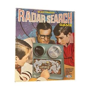 1969 Ideal Electronic RADAR SEARCH Game  No. 2114-7-untested